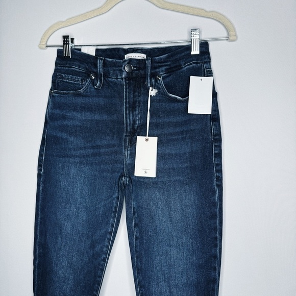 Good American - Dark Wash Good Legs Jeans - Picture 2 of 4